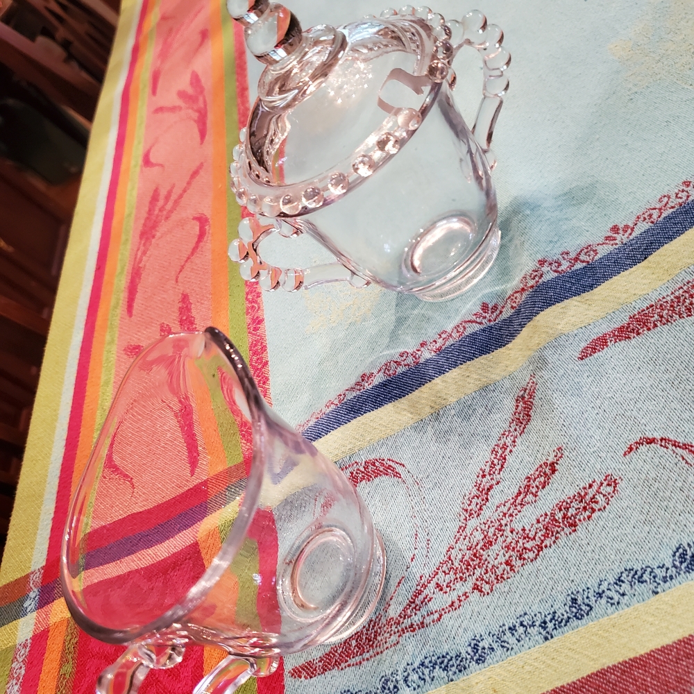 Candlewick  Sugar and Creamer Set